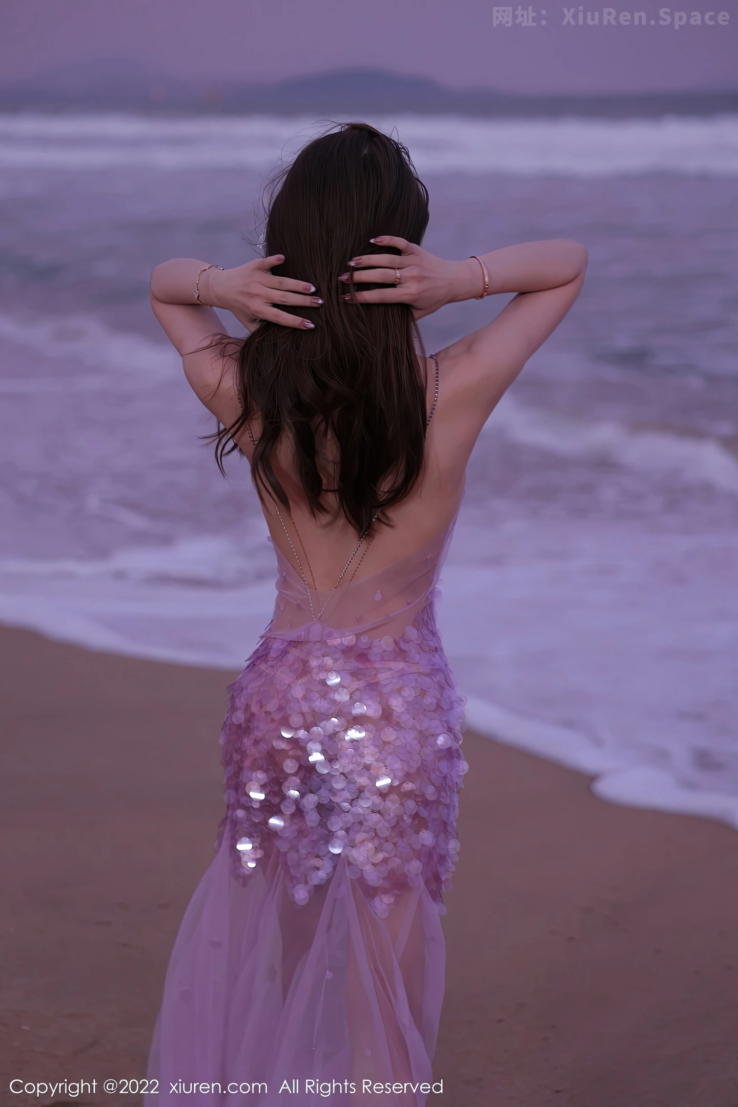 图片[5]-[XiuRen秀人网] VOL.5890 模特tina 甜仔海南旅拍沙滩场景粉色真空裙秀凹凸身材诱惑写真53P-秀人网官方网站